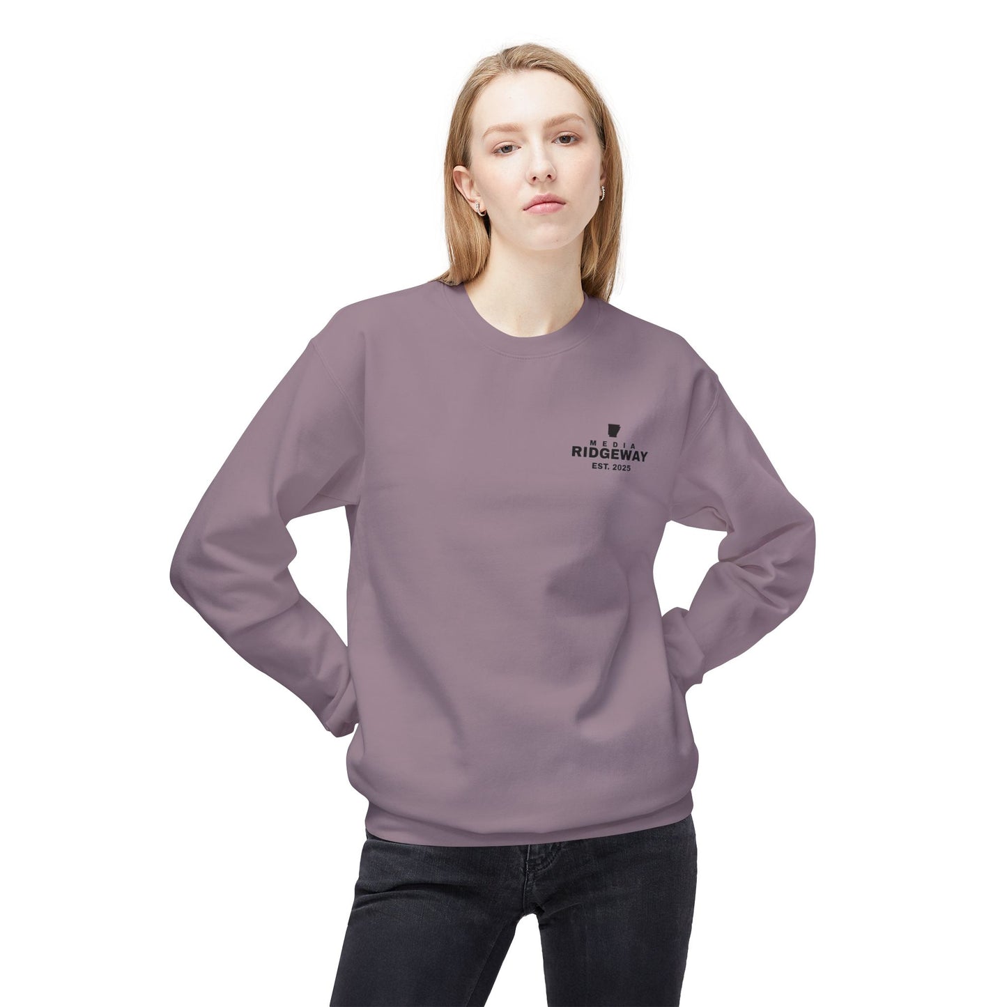 RM Co. Fleece Logo Sweatshirt by  Gildan