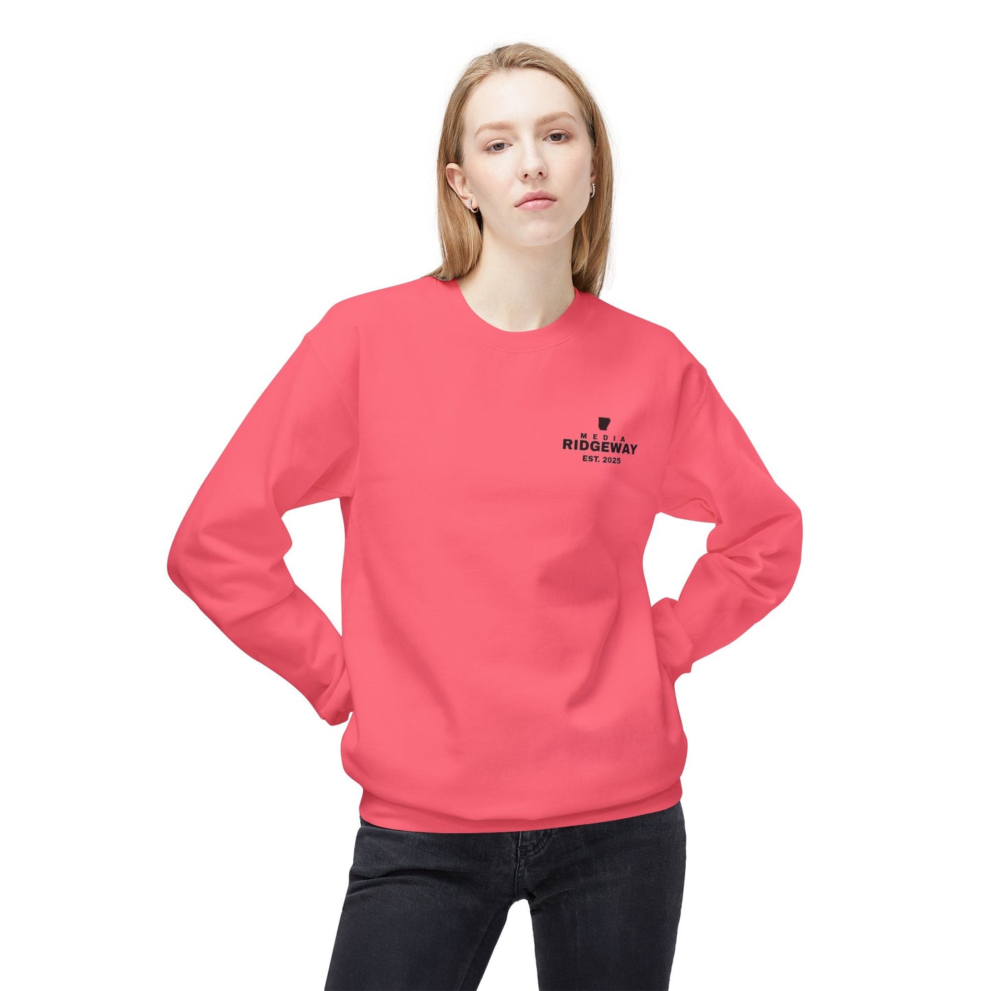 RM Co. Fleece Logo Sweatshirt by  Gildan