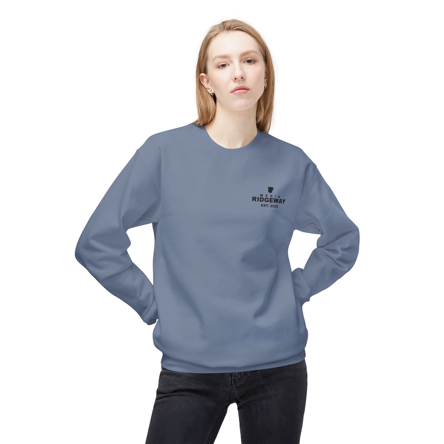 RM Co. Fleece Logo Sweatshirt by  Gildan