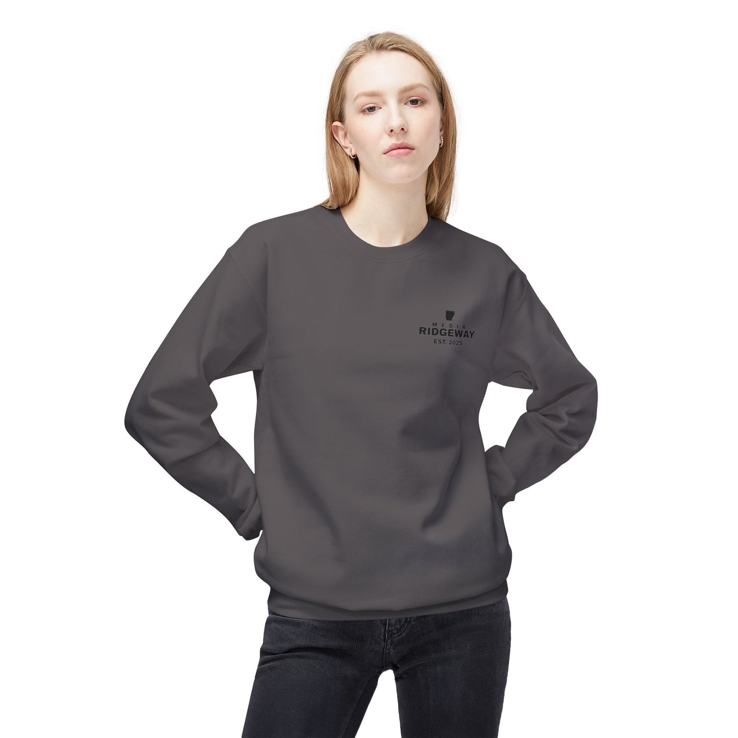 RM Co. Fleece Logo Sweatshirt by  Gildan