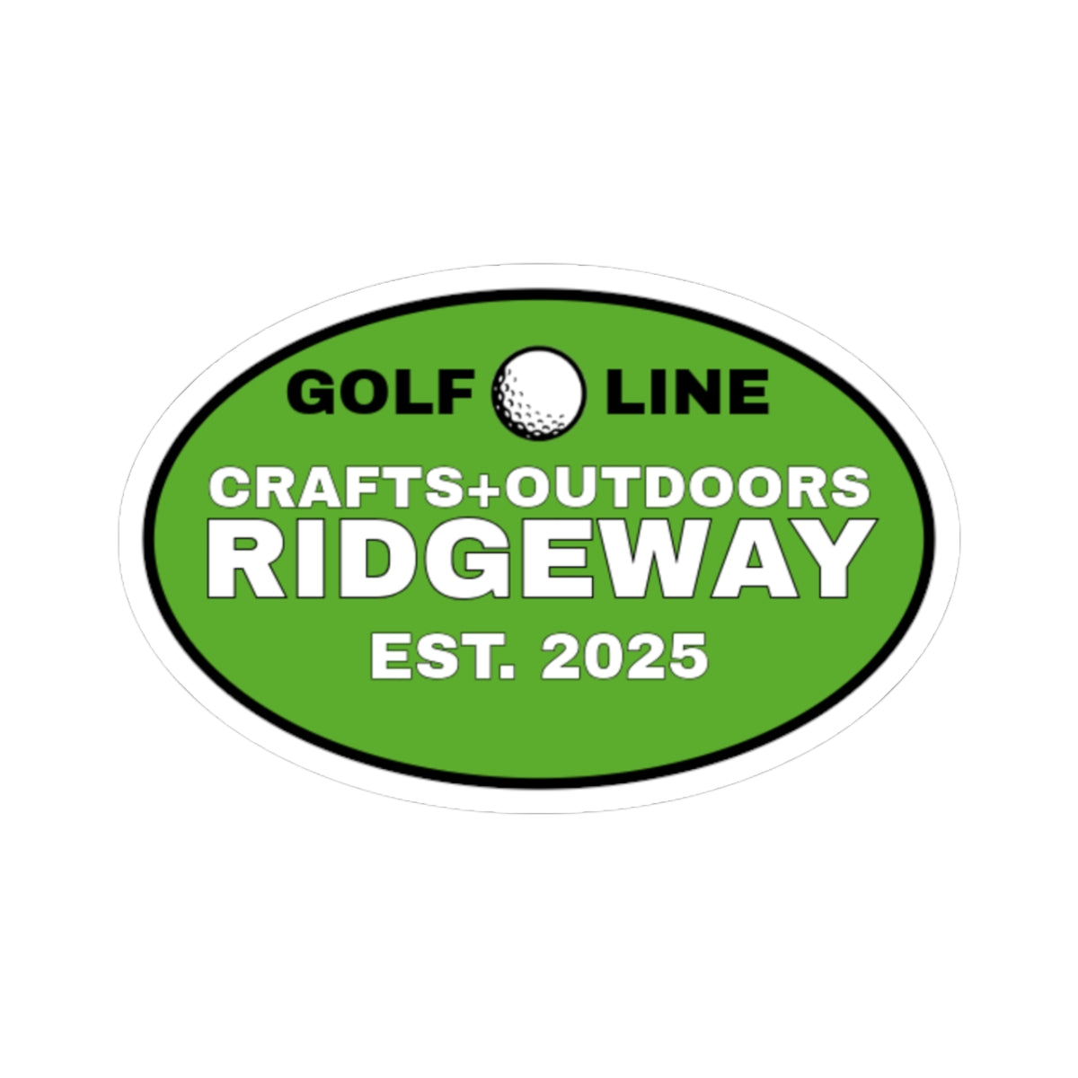 Golf Logo Sticker