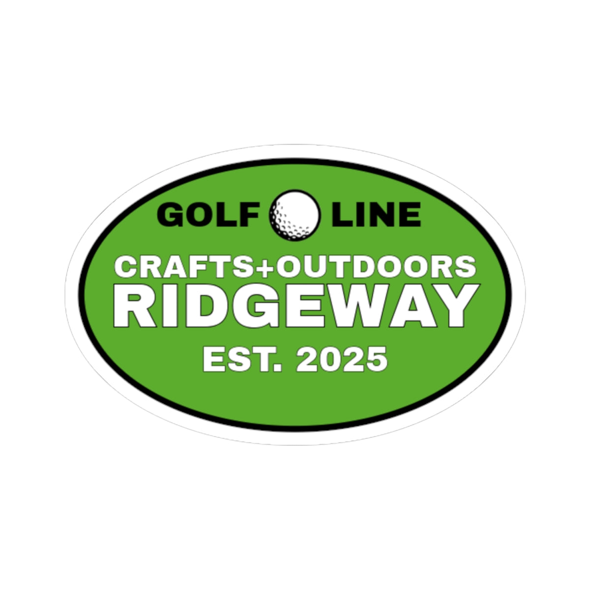 Golf Logo Sticker