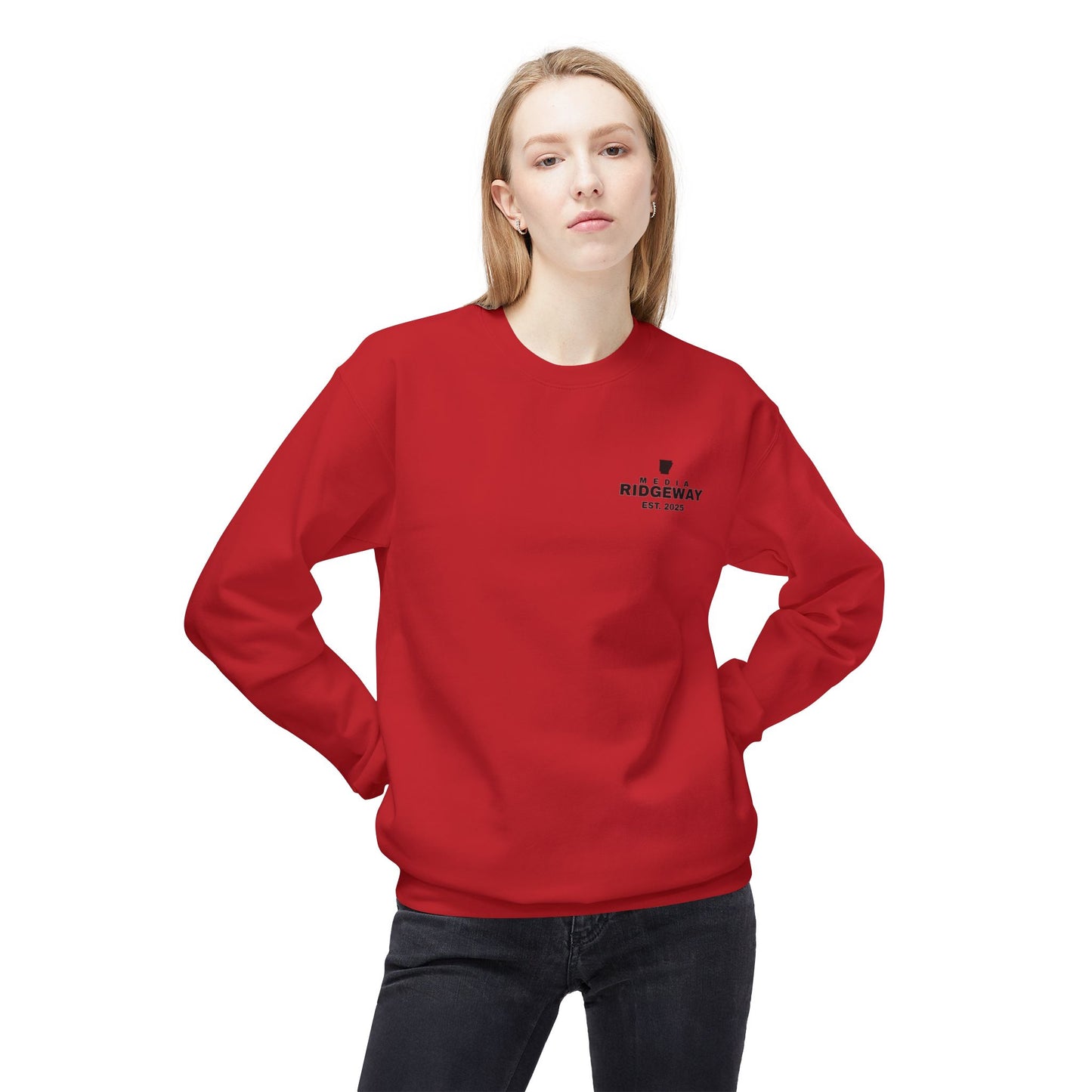 RM Co. Fleece Logo Sweatshirt by  Gildan