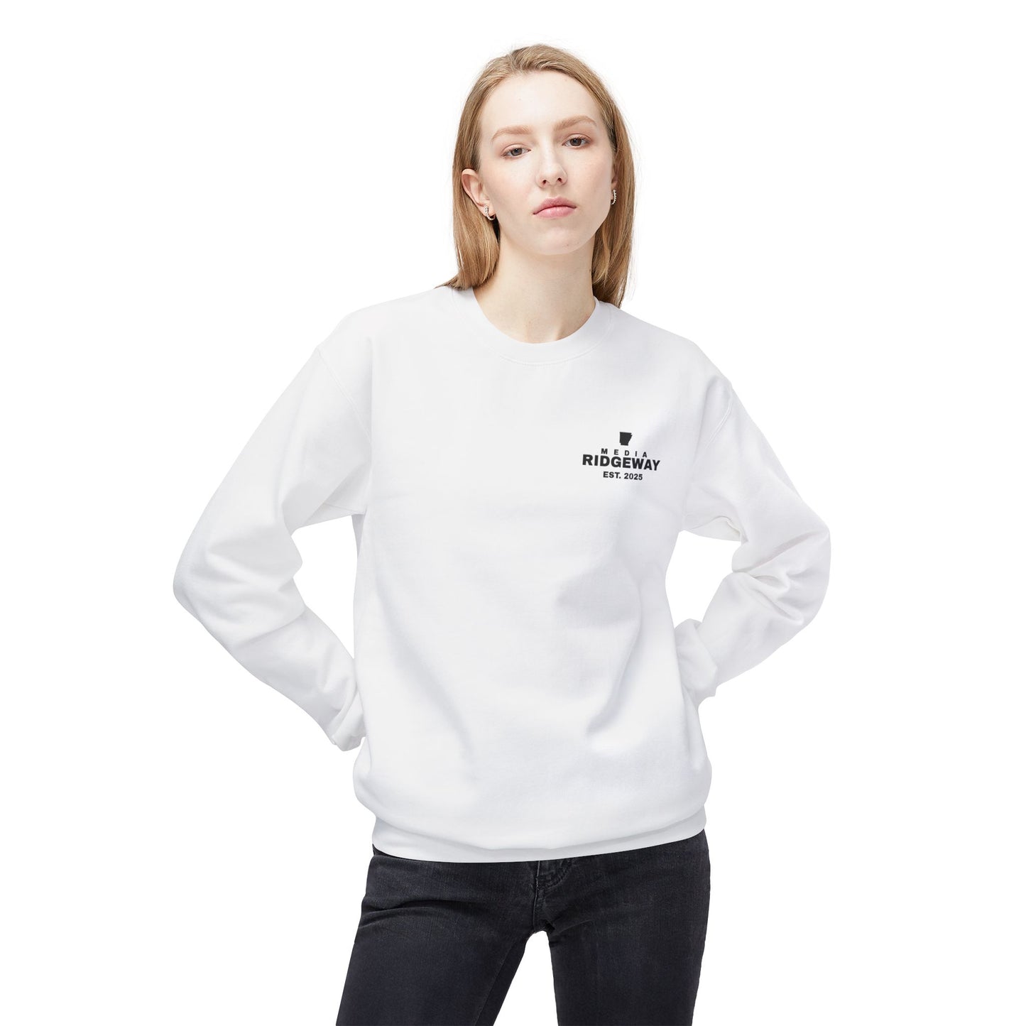RM Co. Fleece Logo Sweatshirt by  Gildan