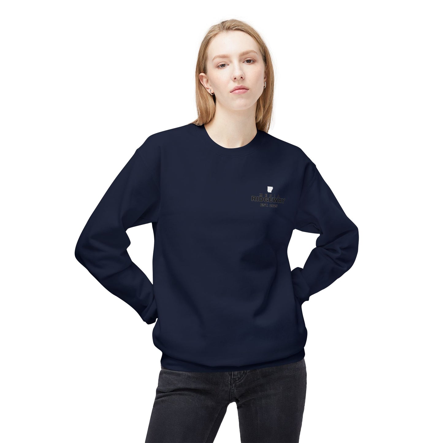 RM Co. Fleece Logo Sweatshirt by  Gildan