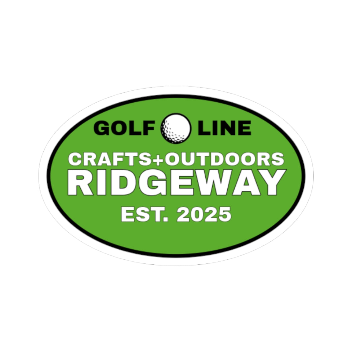 Golf Logo Sticker