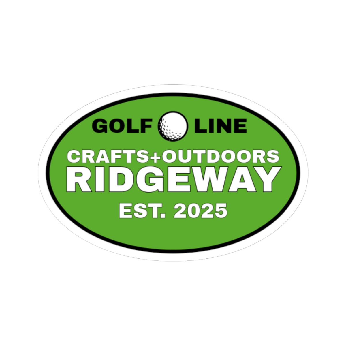 Golf Logo Sticker