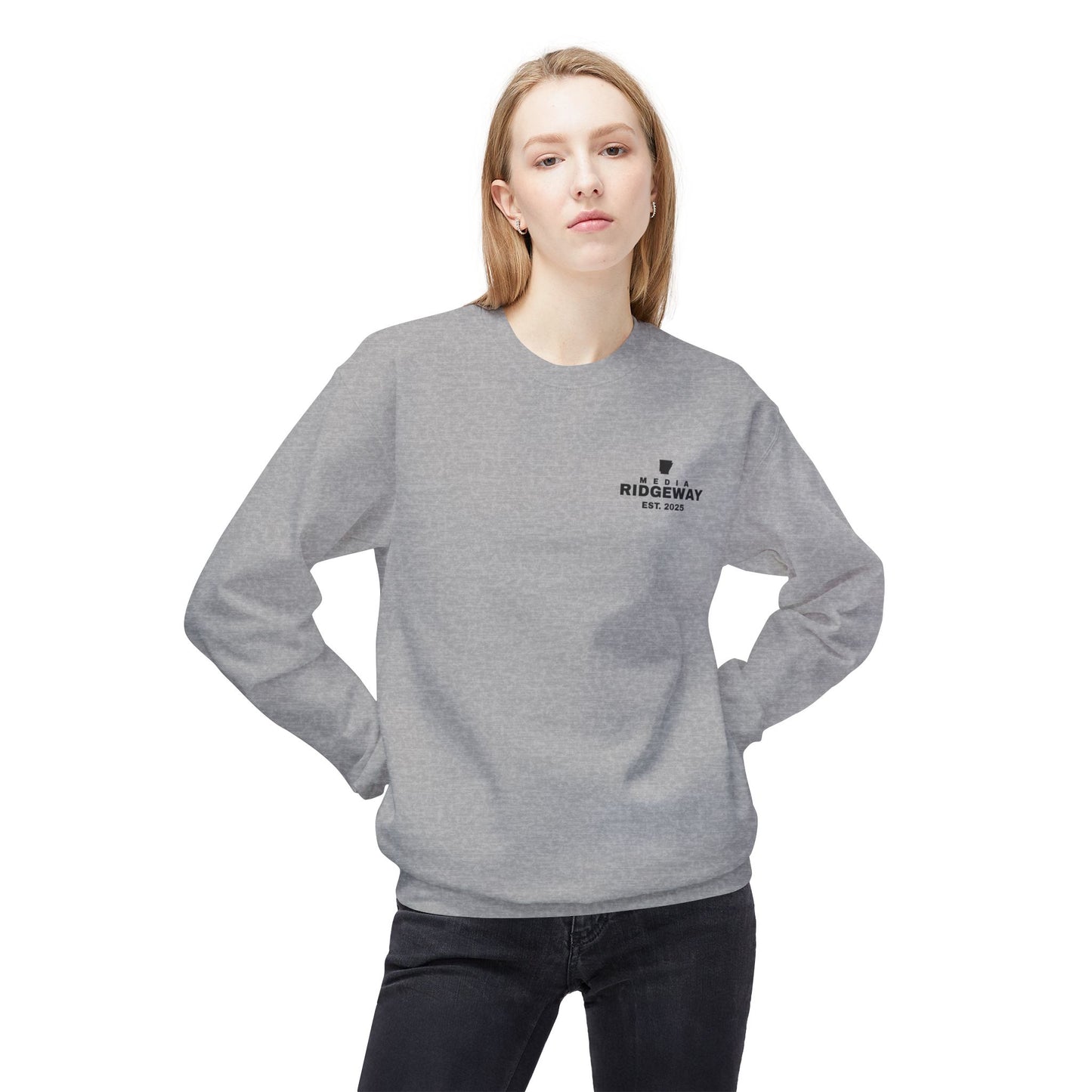 RM Co. Fleece Logo Sweatshirt by  Gildan